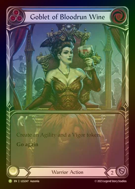 【RF】[Warrior] Goblet of Bloodrun Wine (Extended Art) [LGS247-P]