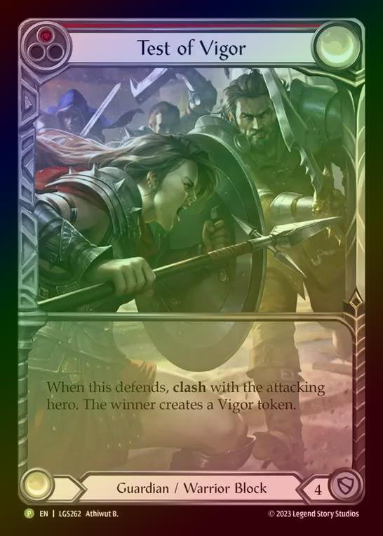 【RF】[Guardian Warrior] Test of Vigor (Extended Art) [LGS262-P]