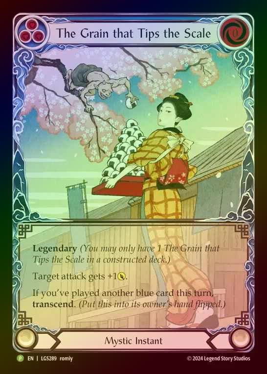 【RF】[Mystic] The Grain that Tips the Scale // Inner Chi (Extended Art) [LGS289-P]