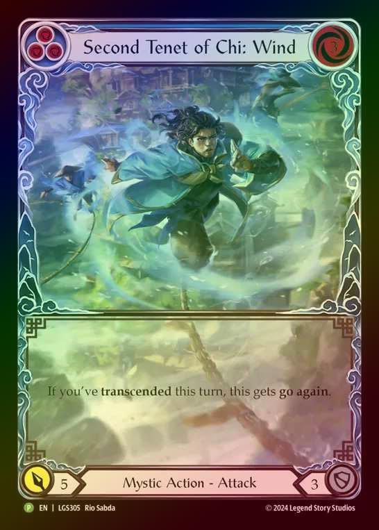 【RF】[Mystic] Second Tenet of Chi: Wind (Extended Art) [LGS305-P]