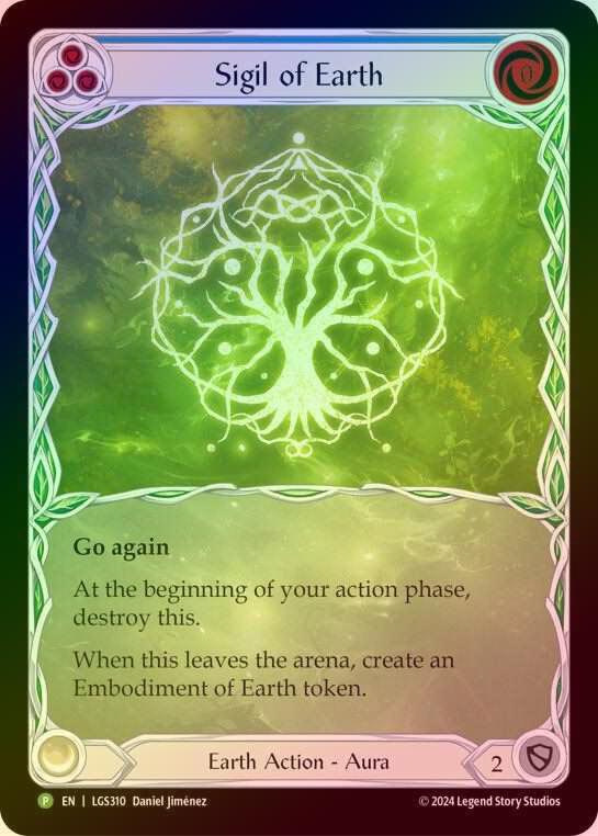 【RF】[Earth] Sigil of Earth (Extended Art) [LGS310-P]