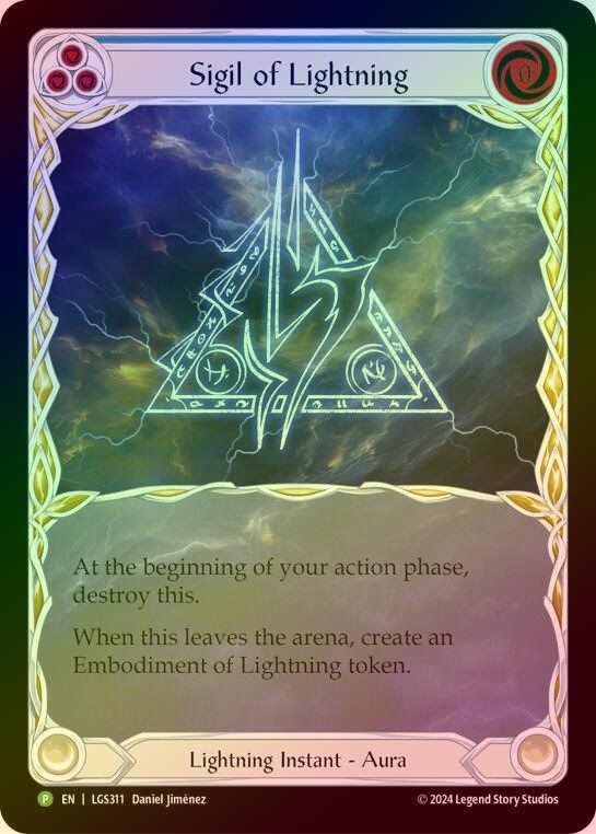 【RF】[Lightning] Sigil of Lightning (Extended Art) [LGS311-P]