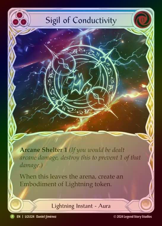 【RF】[Lightning] Sigil of Conductivity (Extended Art) [LGS324-P]