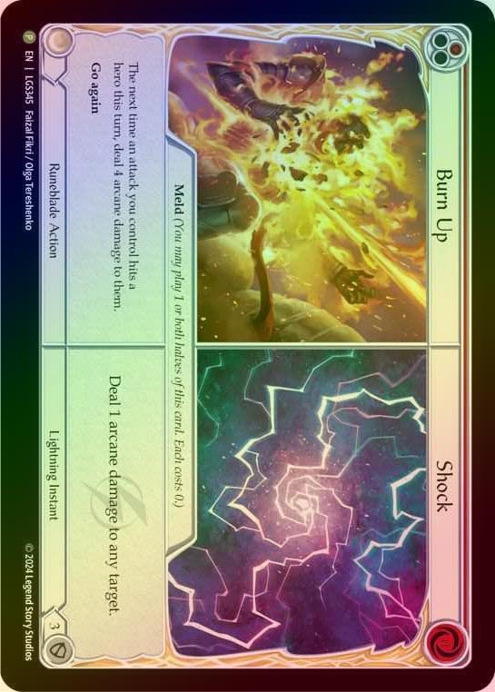 【CF】[Runeblade/Lightning] Burn Up+Shock [LGS345-P]