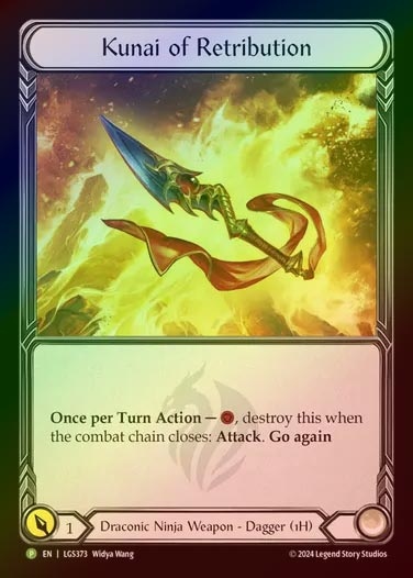 【RF】[Draconic Ninja] Kunai of Retribution [LGS373-P]