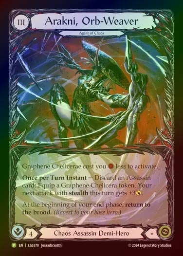 【RF】[Chaos Assassin] Arakni, Orb-weaver (Extended Art) [LGS378-P]