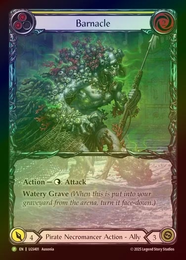 【RF】[Pirate Necromancer] Barnacle (Extended Art) [LGS401-P]