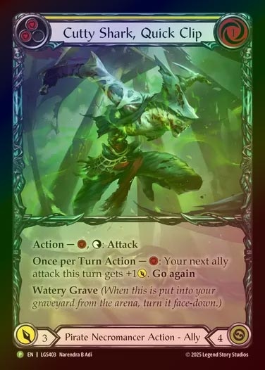 【RF】[Pirate Necromancer] Cutty Shark, Quick Clip (Extended Art) [LGS403-P]