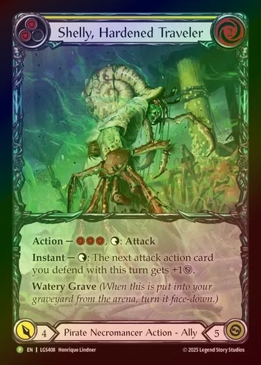 【RF】[Pirate Necromancer] Shelly, Hardened Traveler (Extended Art) [LGS408-P]