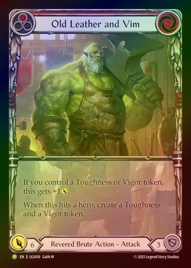 【CF】[Revered Brute] Old Leather and Vim (Extended Art)  [LGS418-P]