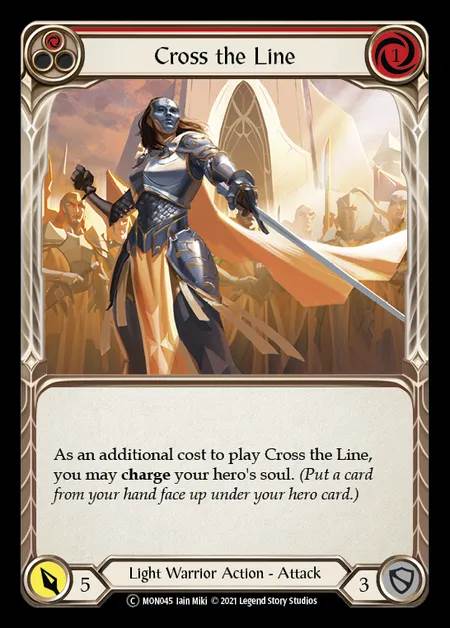 [Light Warrior] Cross the Line [UL-MON045-C] (red)