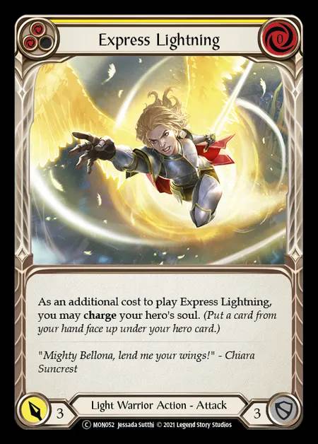 [Light Warrior] Express Lightning [UL-MON052-C] (yellow)