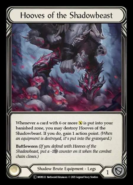 [Shadow Brute] Hooves of the Shadowbeast [UL-MON122-C]