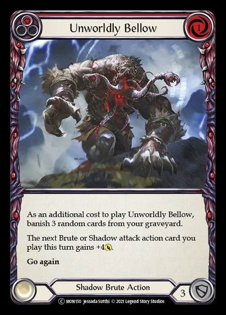 [Shadow Brute] Unworldly Bellow [UL-MON150-C] (red)