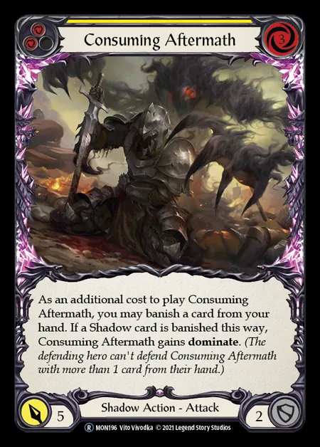 [Shadow] Consuming Aftermath [UL-MON196-R] (yellow)