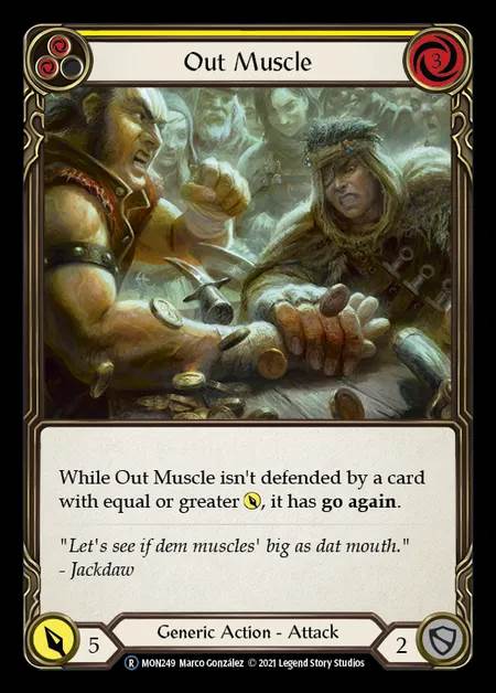 [Generic] Out Muscle [UL-MON249-R] (yellow)