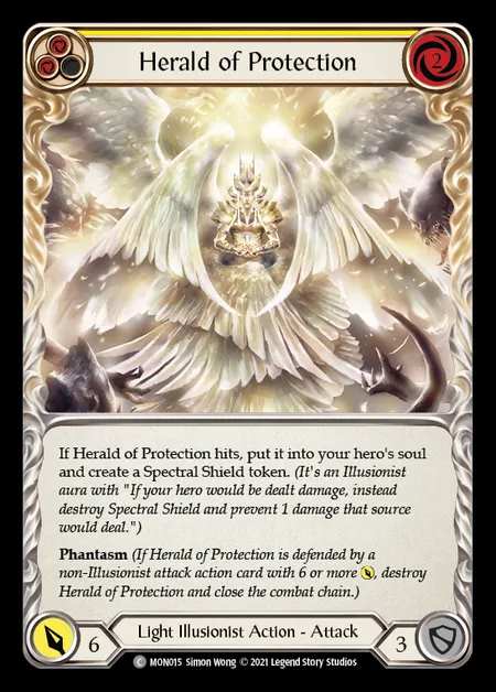 [Light Illusionist] Herald of Protection (yellow) [1st-MON_015-C]
