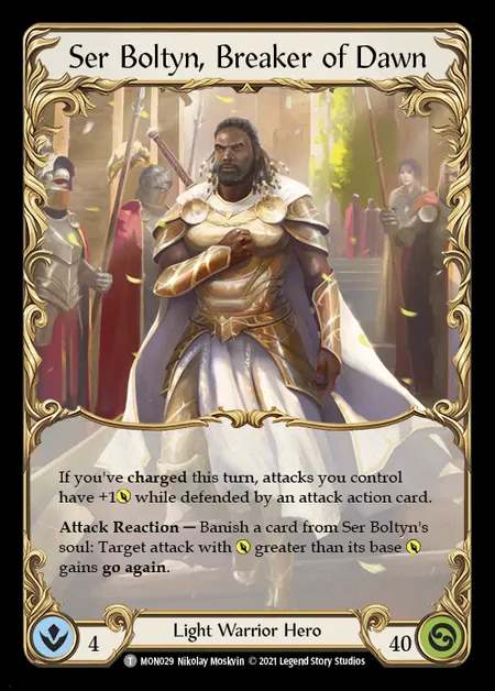 [Light Warrior] Ser Boltyn, Breaker of Dawn [1st-MON_029-T]
