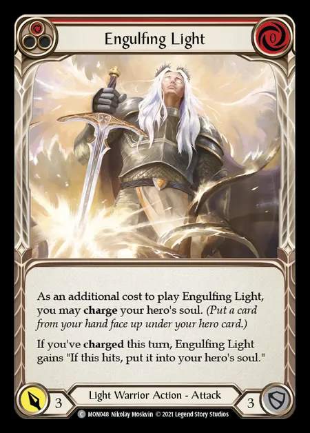 [Light Warrior] Engulfing Light (red) [1st-MON_048-C]