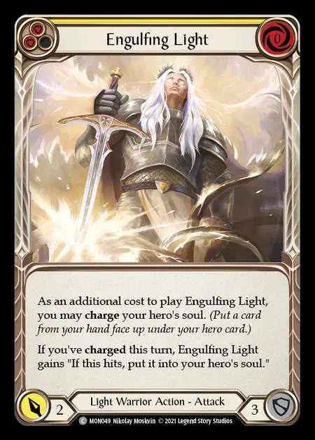[Light Warrior] Engulfing Light (yellow) [1st-MON_049-C]