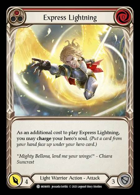 [Light Warrior] Express Lightning (red) [1st-MON_051-C]