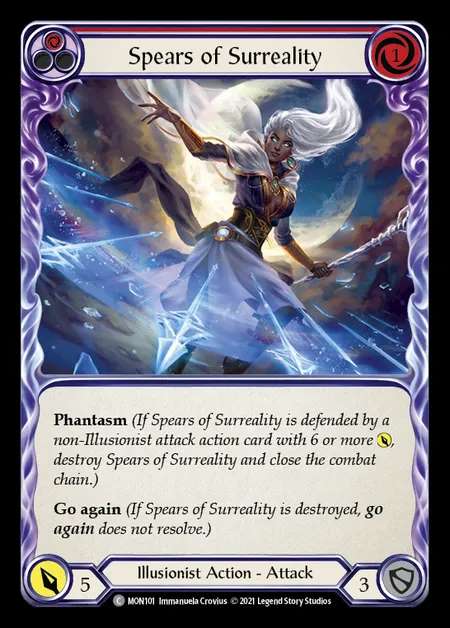 [Illusionist] Spears of Surreality (red) [1st-MON_101-C]