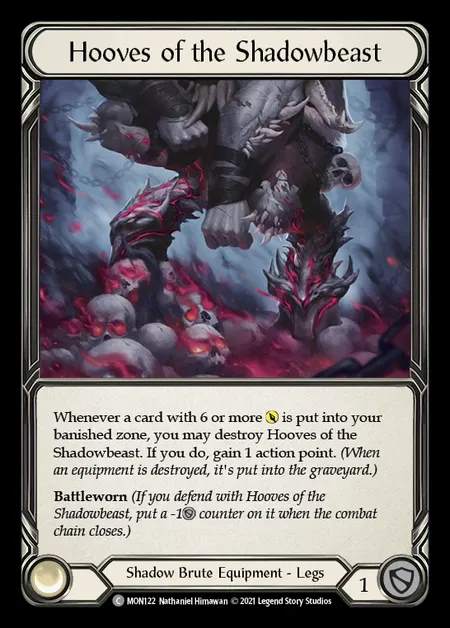 [Shadow Brute] Hooves of the Shadowbeast [1st-MON_122-C]