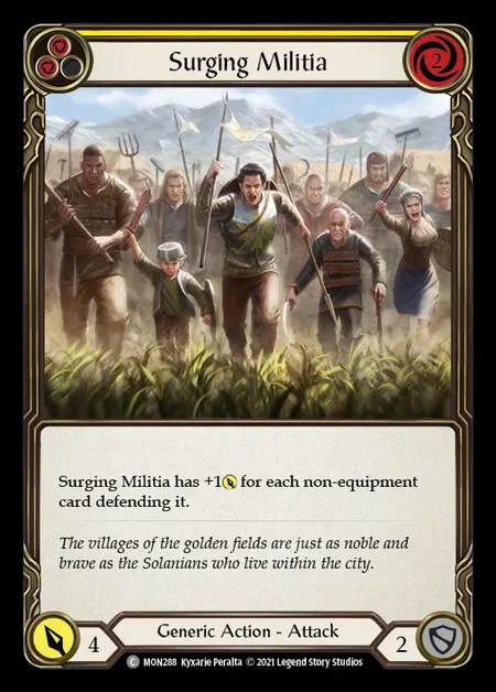 [Generic] Surging Militia (yellow) [1st-MON_288-C]