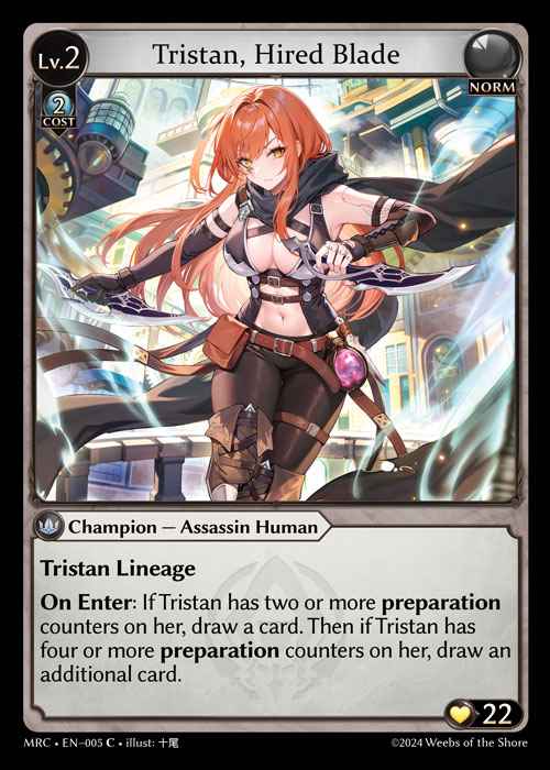 [Norm] Tristan, Hired Blade [MRC005-C]