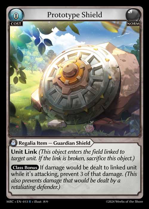 [Norm] Prototype Shield [MRC013-R]