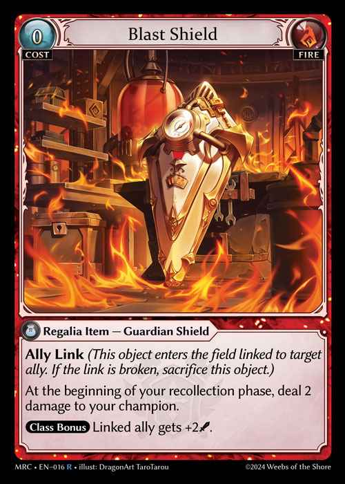 [Fire] Blast Shield [MRC016-R]