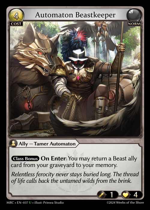 [Norm] Automaton Beastkeeper [MRC037-U]