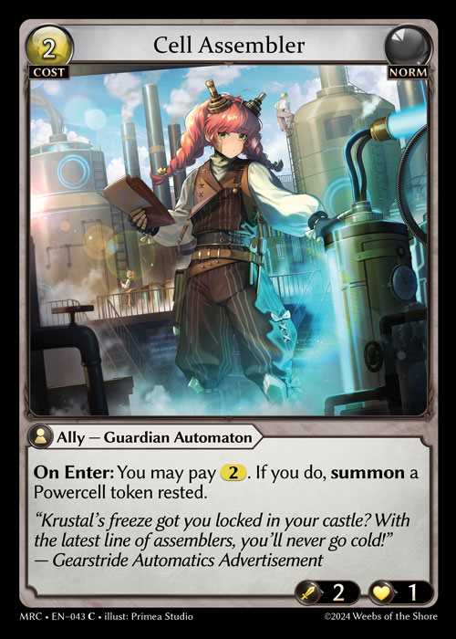 [Norm] Cell Assembler [MRC043-C]