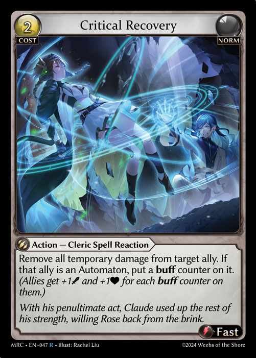 [Norm] Critical Recovery [MRC047-R]