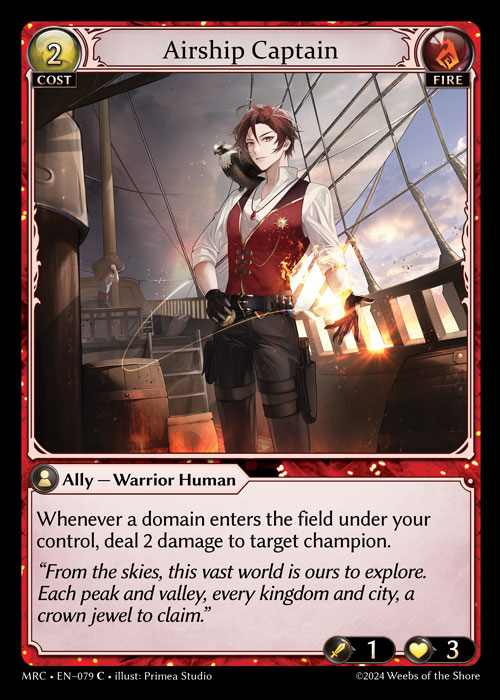 [Fire] Airship Captain [MRC079-C]