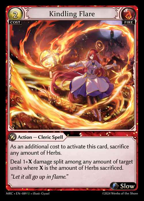 [Fire] Kindling Flare [MRC089-U]