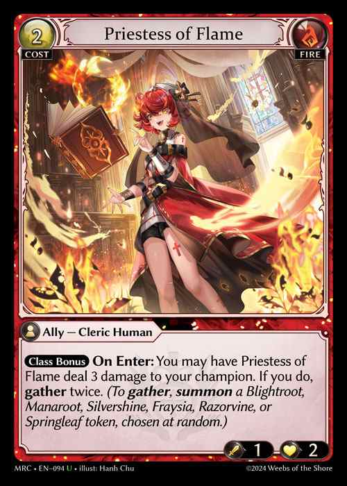 [Fire] Priestess of Flame [MRC094-U]