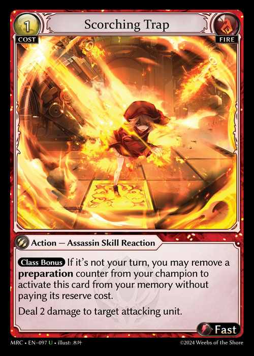 [Fire] Scorching Trap [MRC097-U]