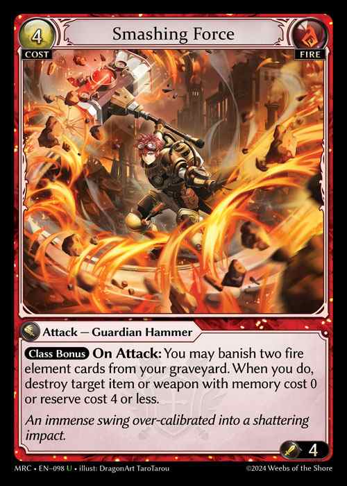 [Fire] Smashing Force [MRC098-U]