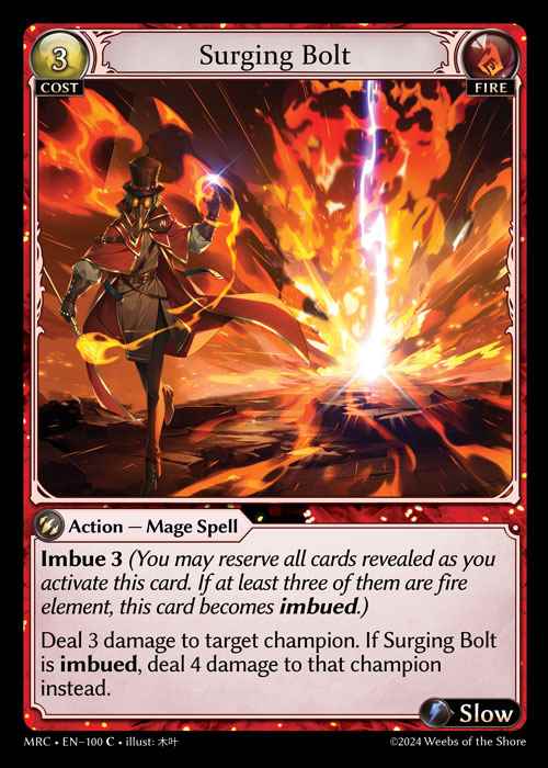 [Fire] Surging Bolt [MRC100-C]