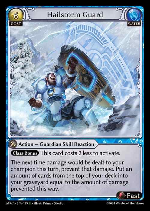 [Water] Hailstorm Guard [MRC115-U]