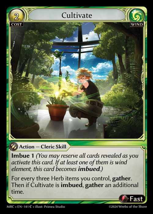 [Wind] Cultivate [MRC141-C]