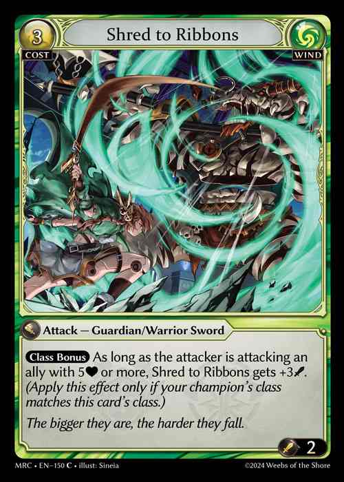 [Wind] Shred to Ribbons [MRC150-C]