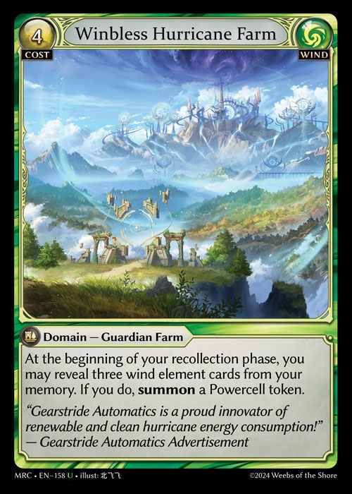 [Wind] Winbless Hurricane Farm [MRC158-U]