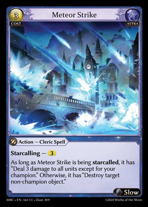 [Astra] Meteor Strike [MRC164-SR]