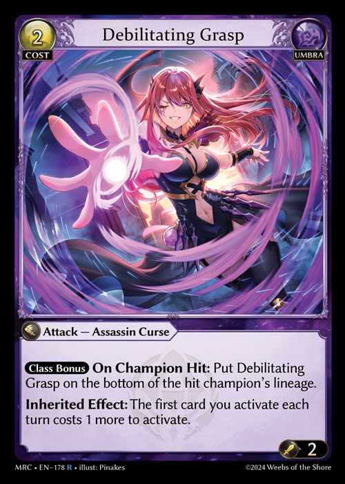 [Umbra] Debilitating Grasp [MRC178-R]