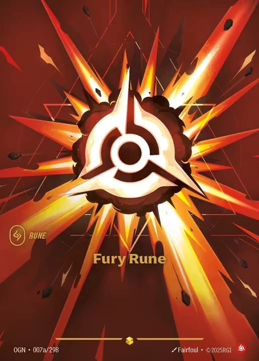 【Showcase】[Fury] Fury Rune [OGN-007a-Showcase]