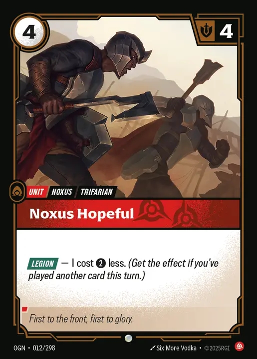[Fury] Noxus Hopeful [OGN-012-C]