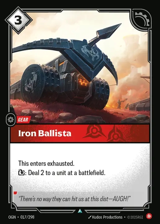 [Fury] Iron Ballista [OGN-017-U]