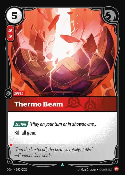 [Fury] Thermo Beam [OGN-022-U]